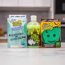 Kép betöltése a galériamegjelenítőbe: Scrub Daddy Halloween termékek Tisztaság Elixírje mosogatószerrel