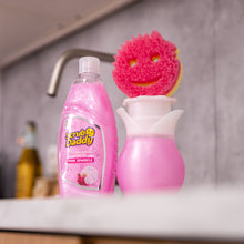 Kép betöltése a galériamegjelenítőbe: Scrub Daddy Tiszta Pink Mosogató Csomag tartalma
